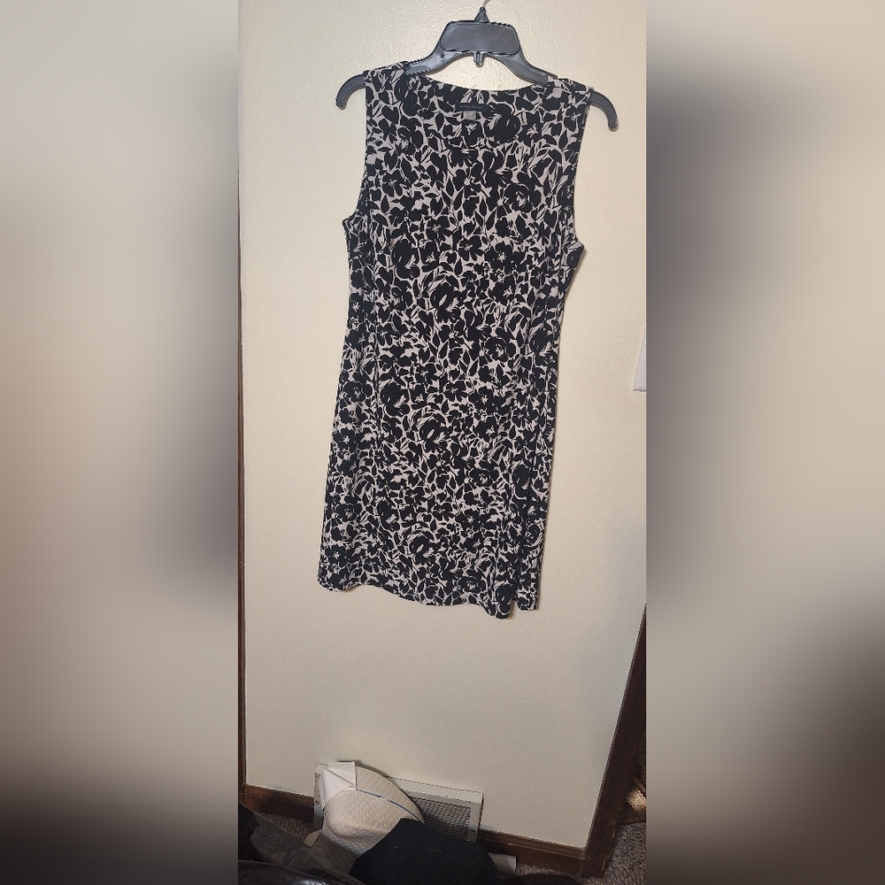 Tommy Hilfiger Black and White Floral Dress